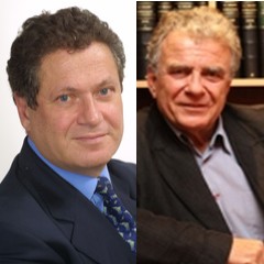 Olivier Duhamel, professeur émérite à Sciences Po, et Jean Veil, avocat au barreau de Paris